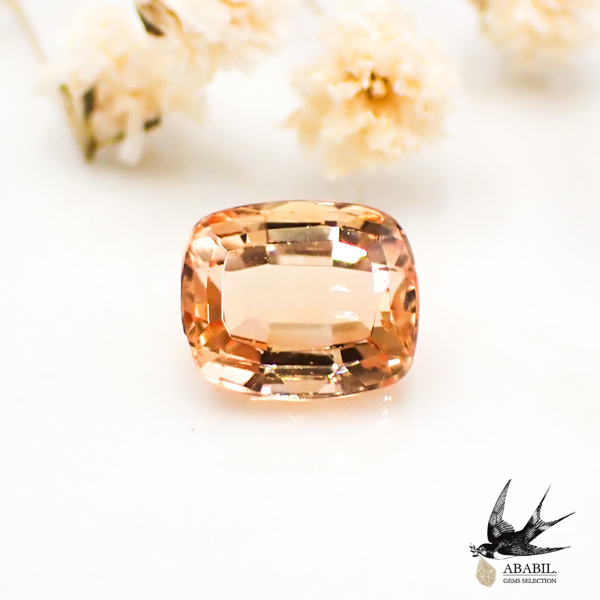 天然非加熱インペリアルトパーズ1.71ct【ブラジル】☆OHタイプシェリー