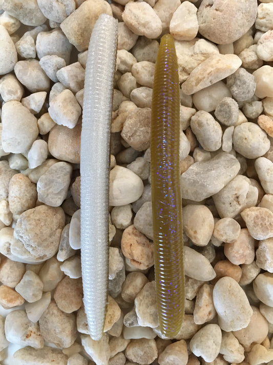 3.5” 304 Grubs Glimmer Pearl – 304Lures
