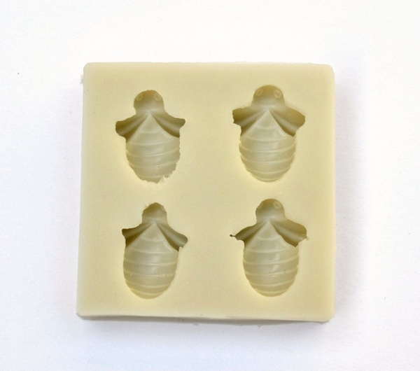 silicone bee mold for fondant or resin