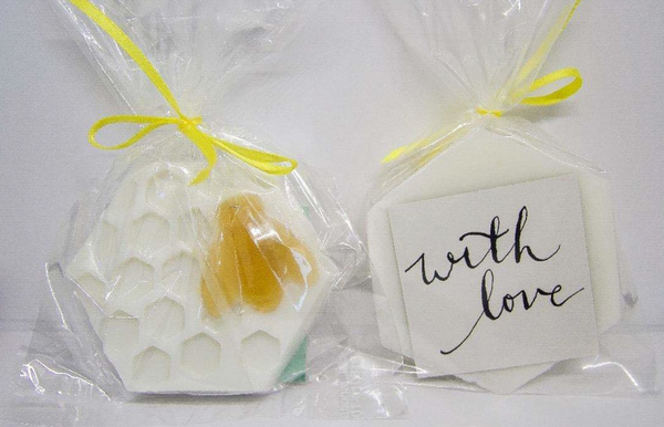 bumblebee soap party favors