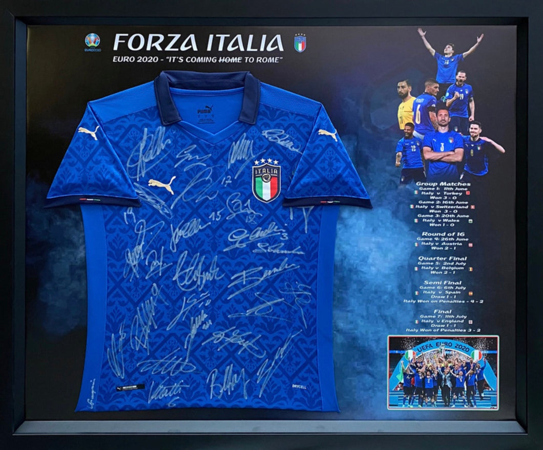 日本未発売】 イタリア代表 EURO2004 サイン入りユニホーム