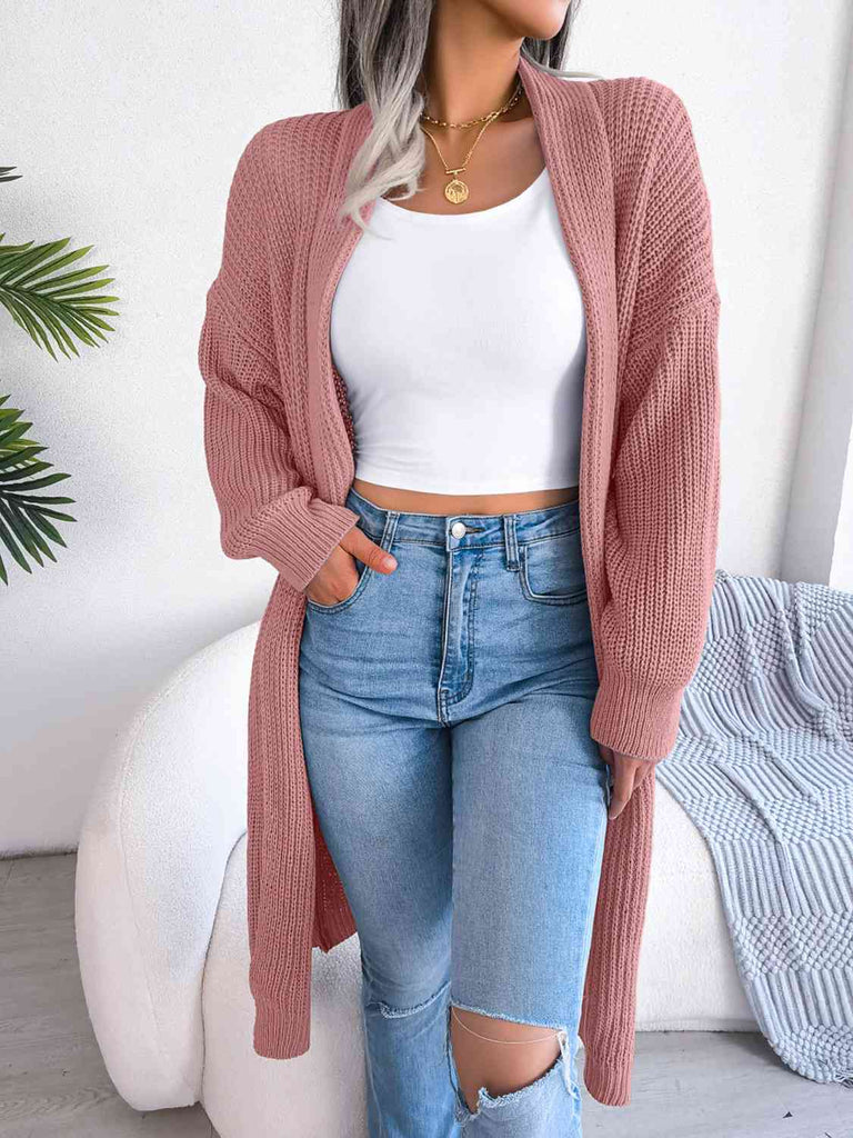 Geifa Cardigan for Women Open Front Draped Ruffles Long Sleeve Cardigans  Sweaters - ShopStyle