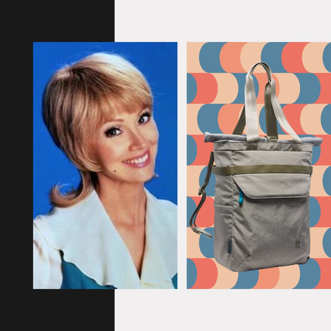 Carol Brady would carry a Valencia Tote pack