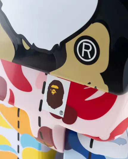 NTWRK - BE@RBRICK BAPE(R) CAMO 28TH ANNIVERSARY MULTI #4 1000%