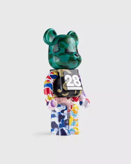 MEDICOM TOY: BAPE CAMO 28TH ANNIVERSARY BE@RBRICKS - BE@RBRICK