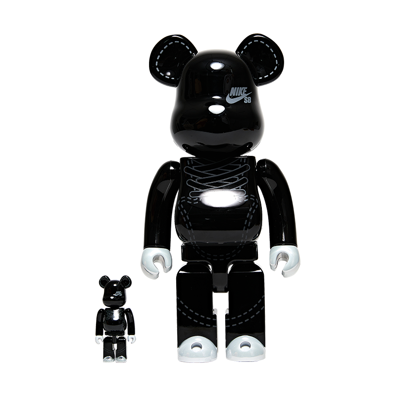 BE@RBRICK NIKE SB 2020 BLACK 100% & 400% Set