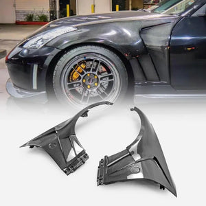 Nissan Z33 350z Carbon Fiber Fenders RS2 style - S-Motorsports LLC.