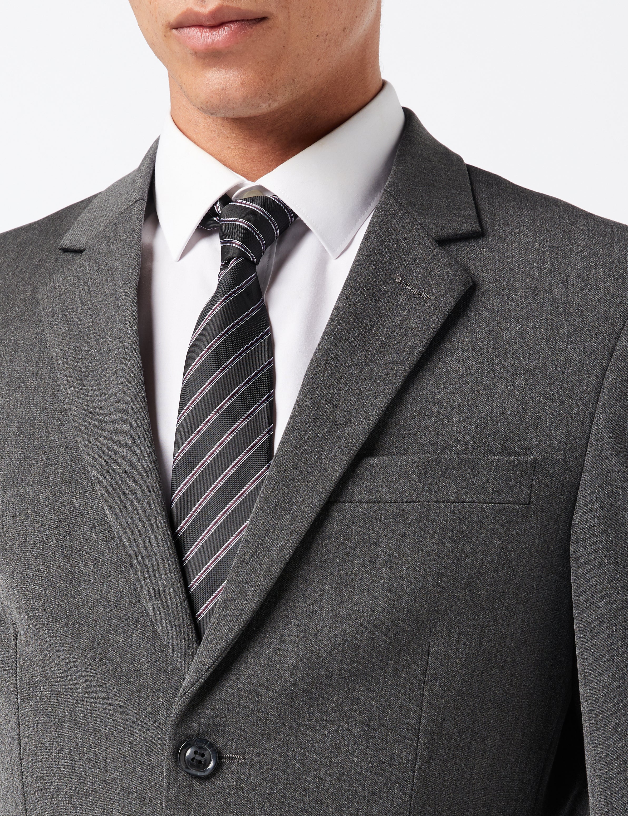 JROSS - CHARCOAL FORMAL JACKET & WAISTCOAT