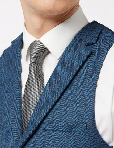 Men's formal waistcoat with tie