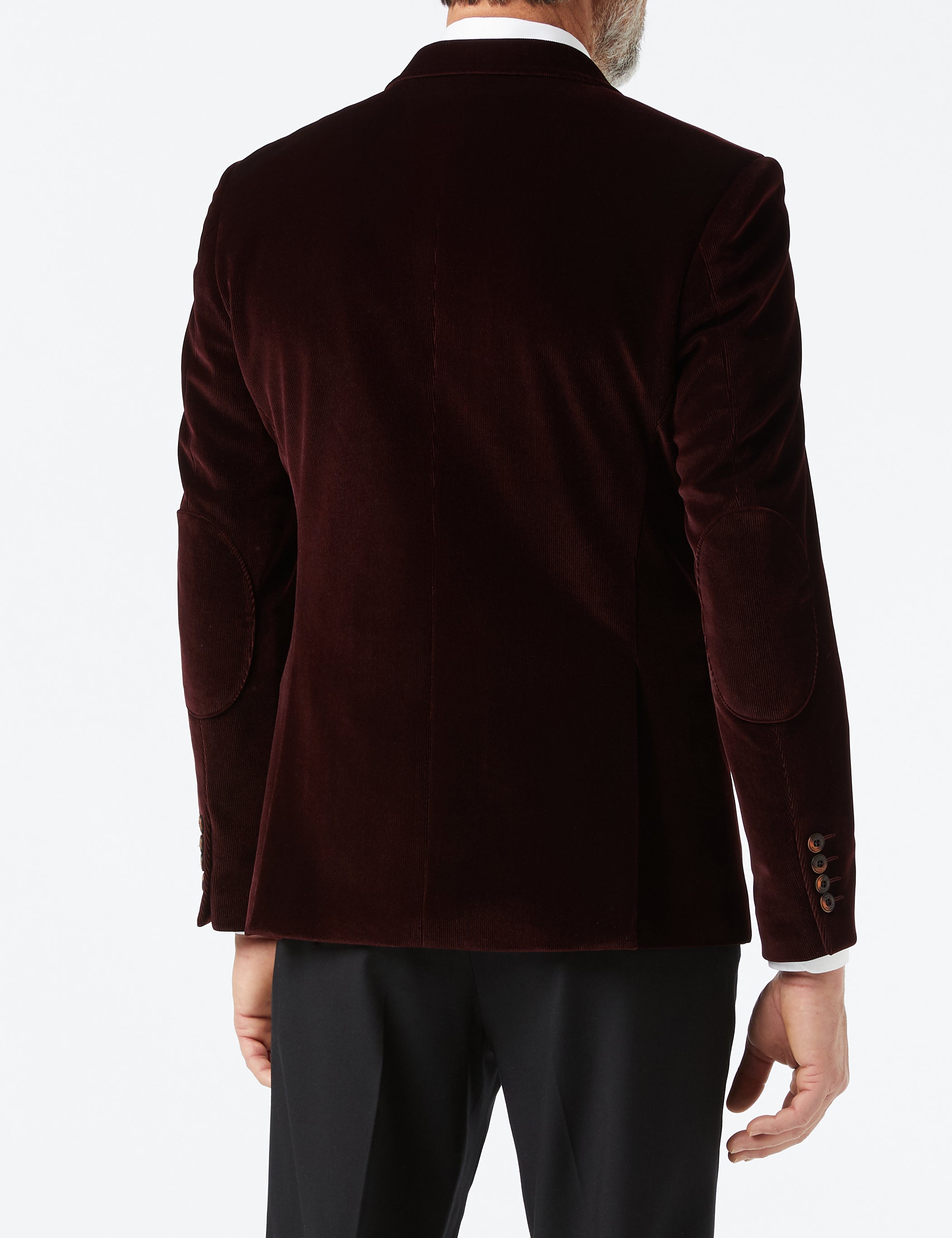 MATTHEW - Maroon Corduroy Blazer Jacket