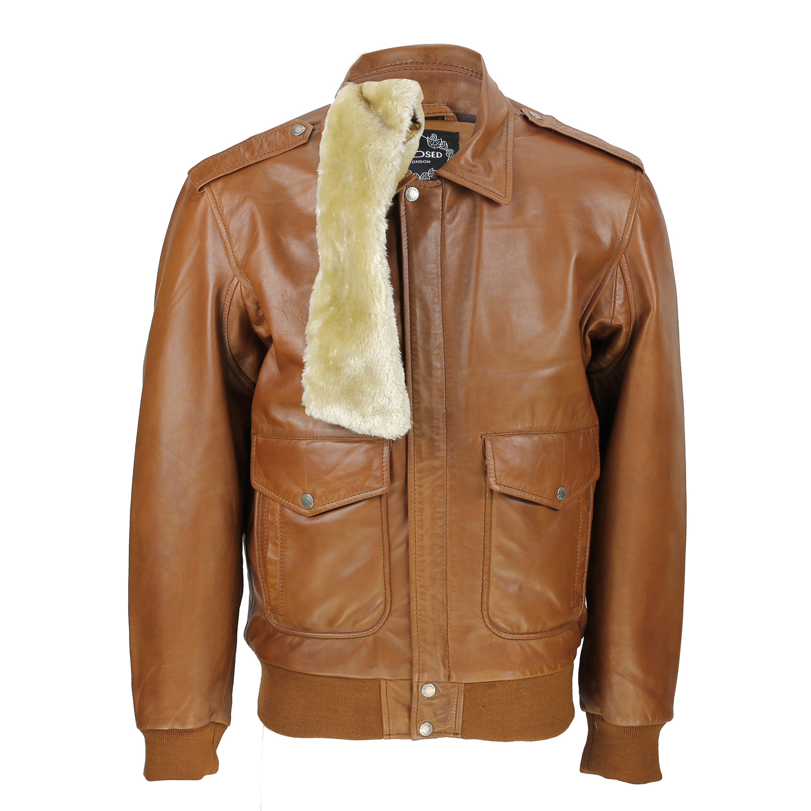 BOMBER JACKET WITH REMOVABLE FUR