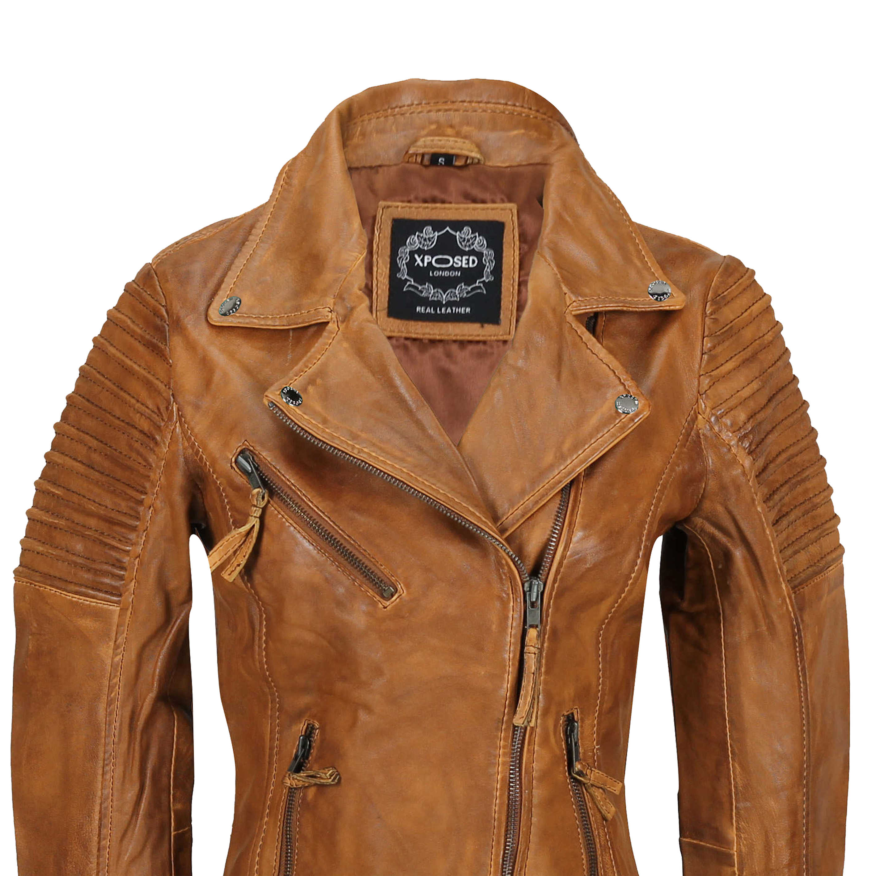 Ladies Retro Biker Timber