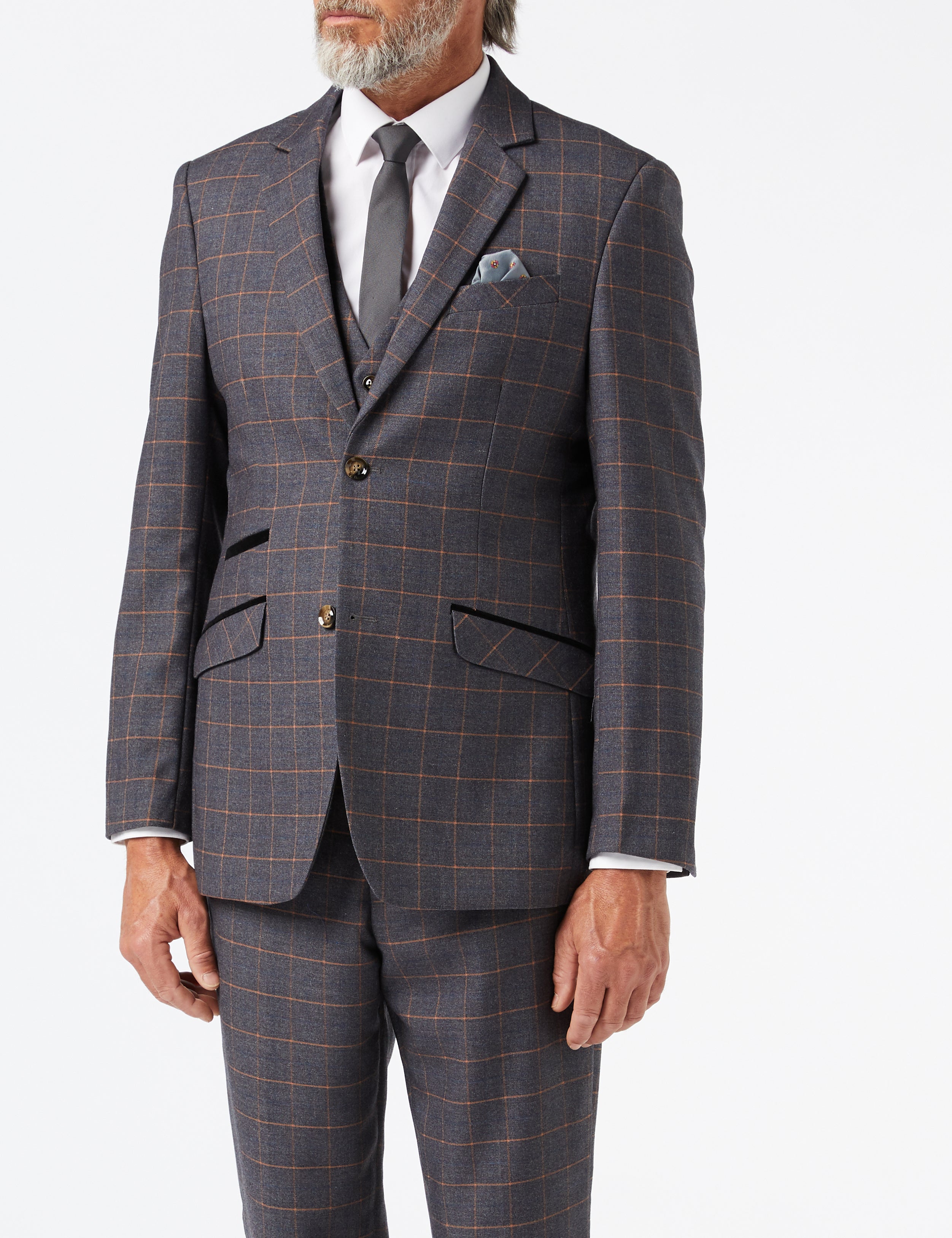 ROGER - GREY CHECK SUIT