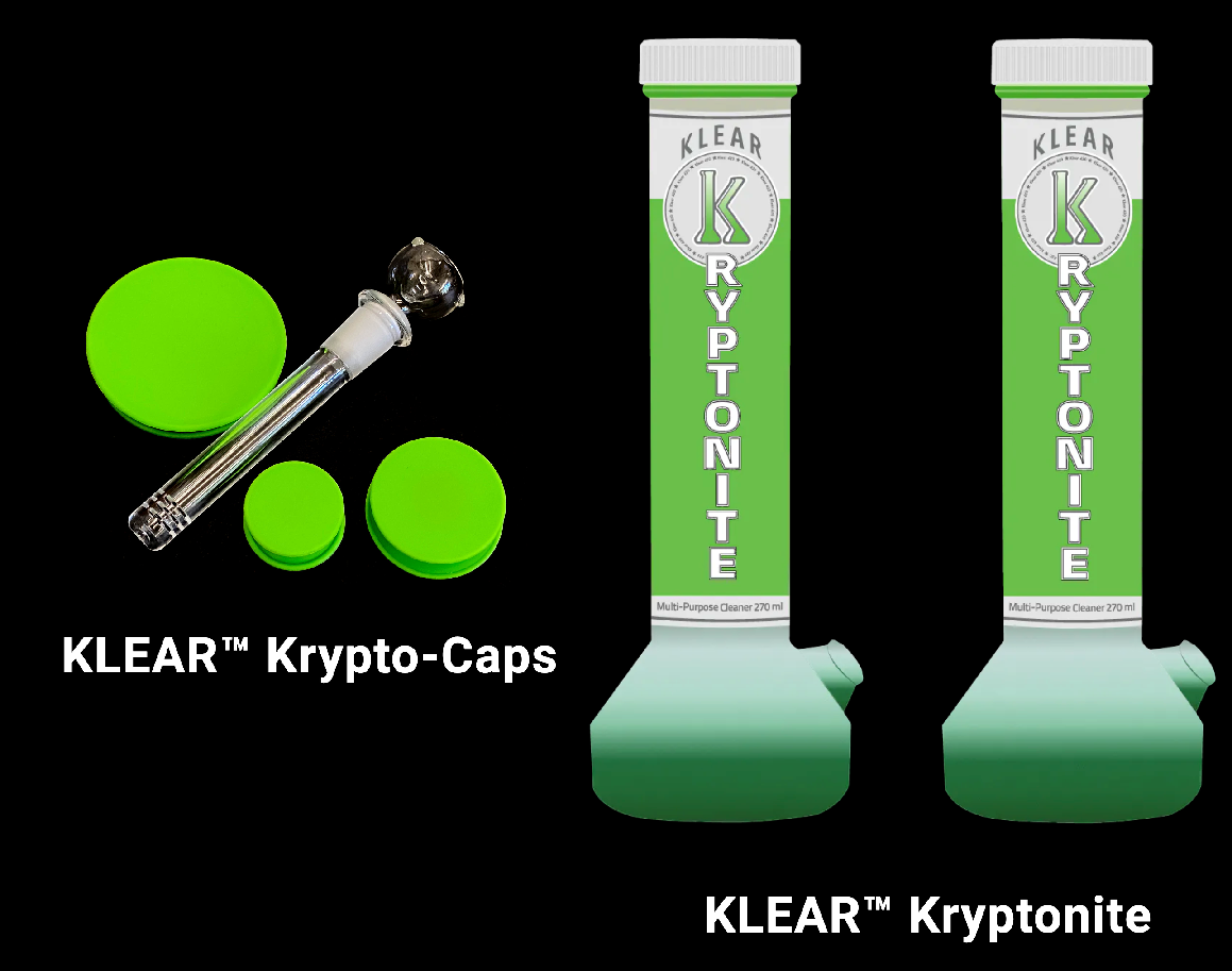 Klear Kryptonite Mini Bong Cleaner 2floz
