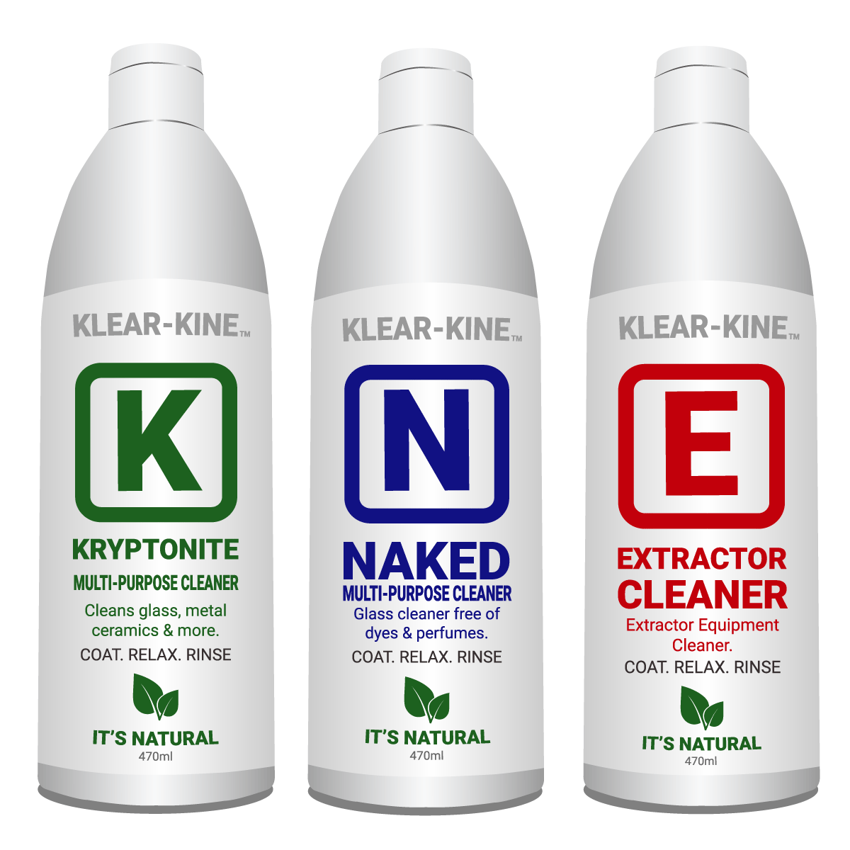 KLEAR™ Kryptonite and Naked Bong Cleaner 470 Pack 