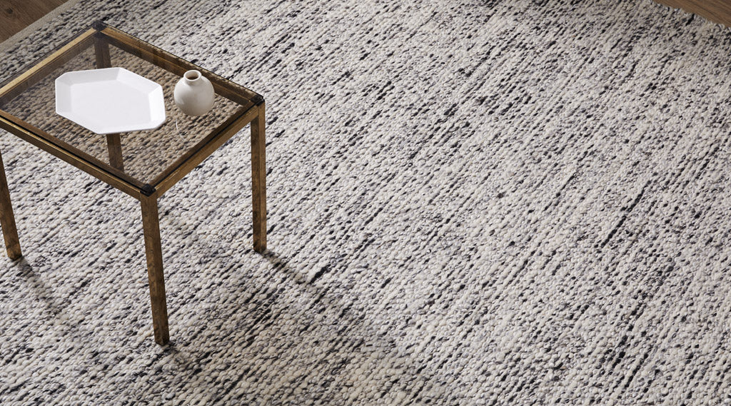 Weave - Dolomite Pepper - wool blend rug