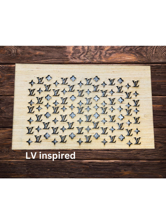 LV Stencil – Inked Up Creations