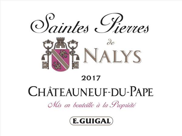 Buy Chateau De Nalys Saintes Pierres de Nalys Chateauneuf-Du-Pape Rouge 2017 Online -Craft City