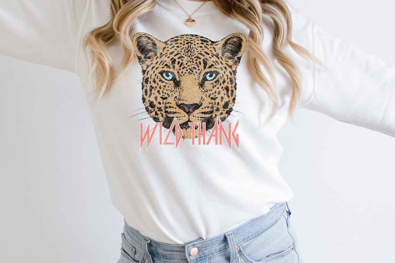 Wild Thang Leopard Screen Print HIGH HEAT
