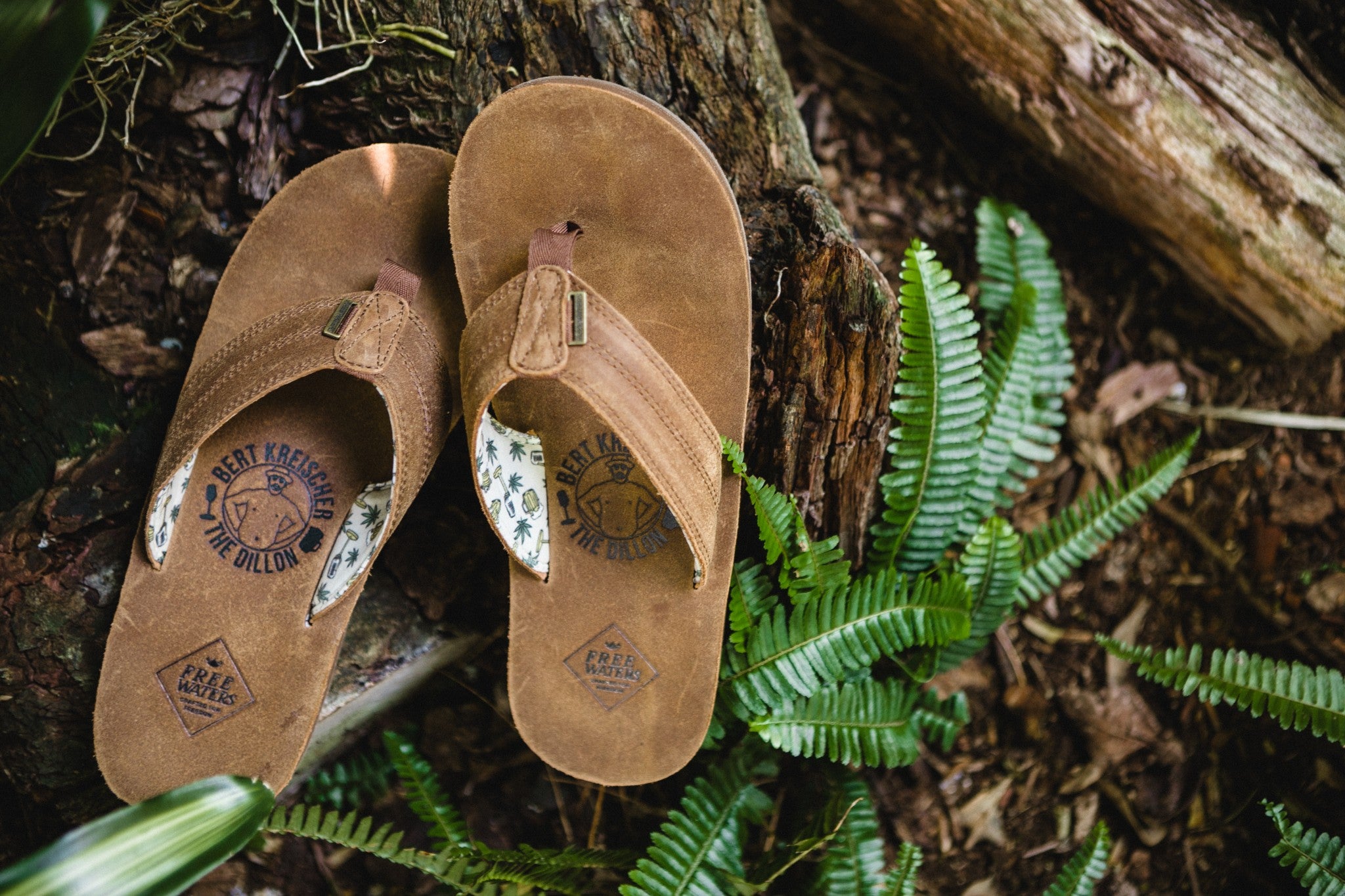 Sustainable leather sandals