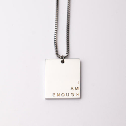 I Am Enough Necklace – Awareness Outlet
