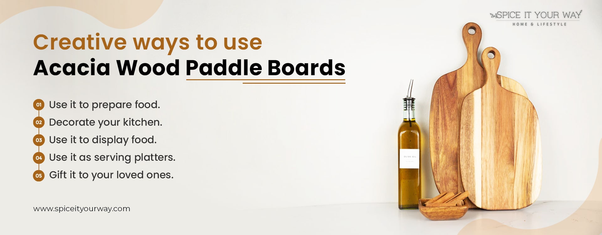 Creative ways to use acacia wood paddle boards