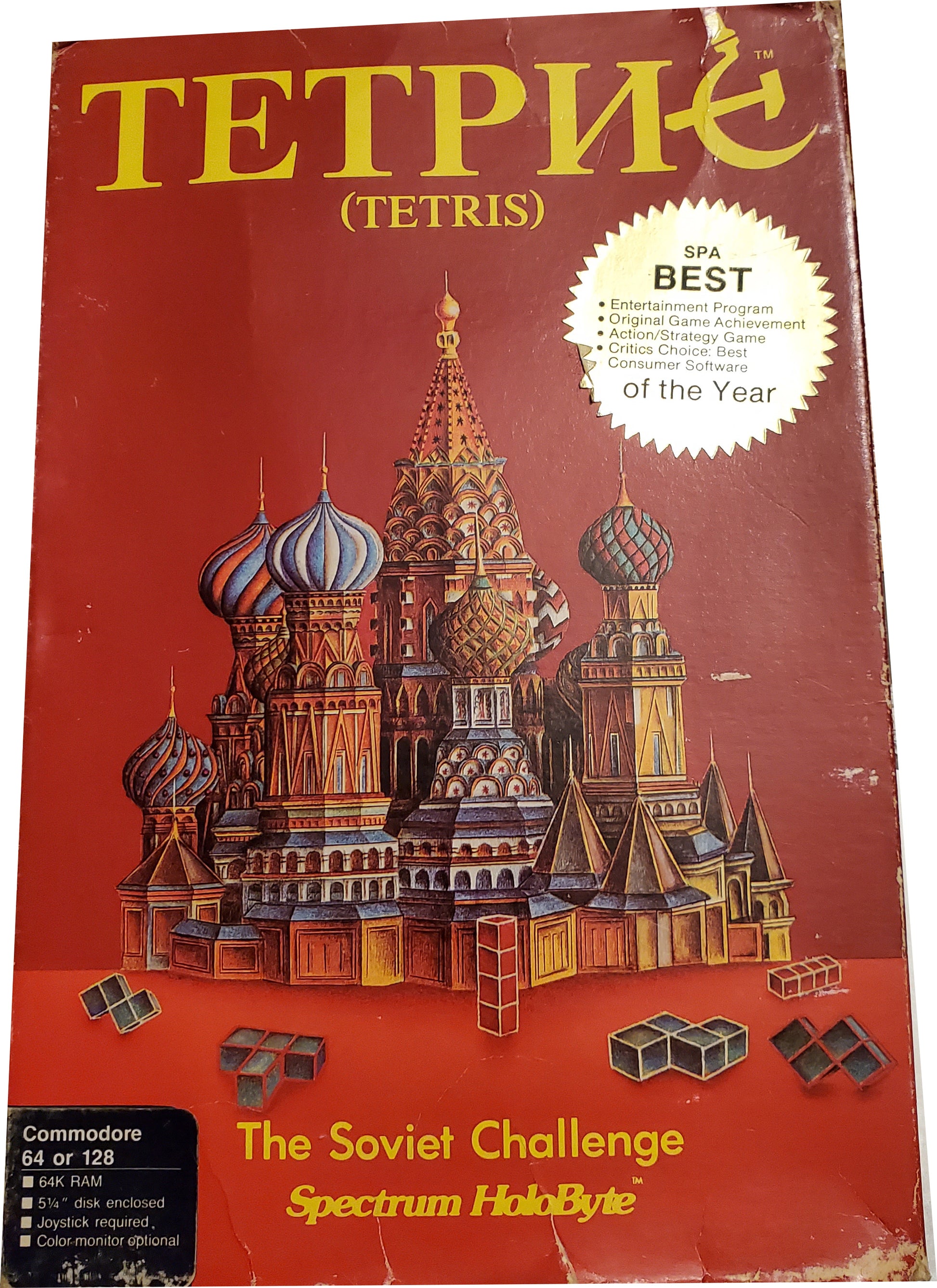 Tetris in box for the Commodore 64 – RavenWolf Retro Tech