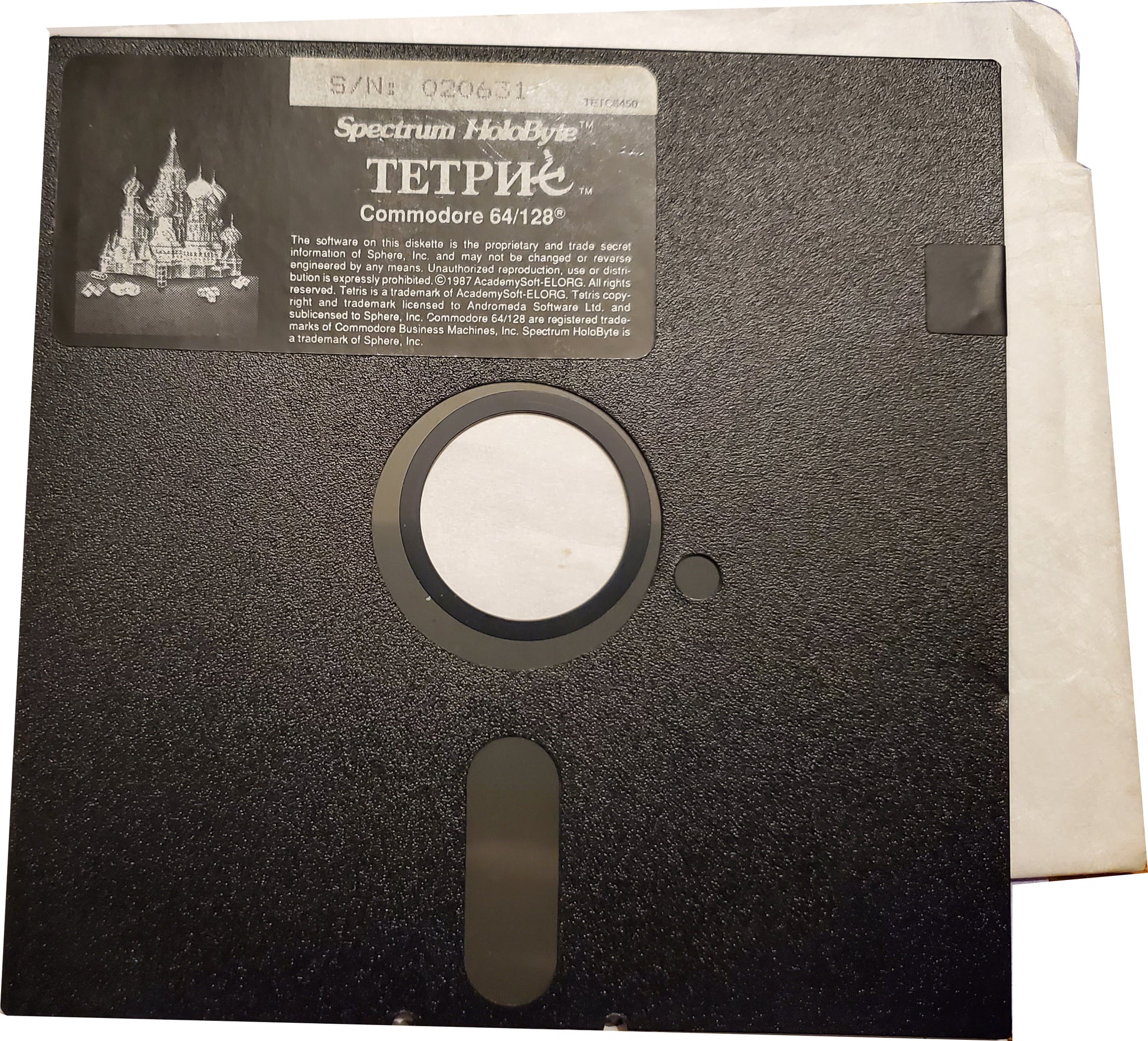 Tetris in box for the Commodore 64 – RavenWolf Retro Tech