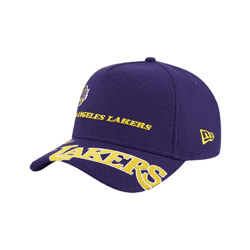 New Era Los Angeles Lakers 'Black/White' 9FORTY A-Frame Snapback Black/White - Size One