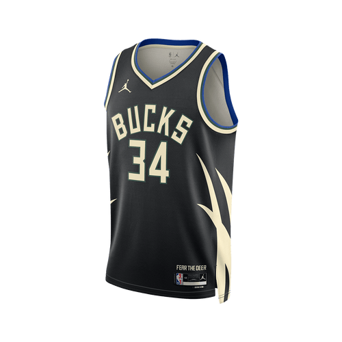 Giannis Antetokounmpo Milwaukee Bucks Jordan Brand Unisex Swingman Jersey -  Statement Edition - Black