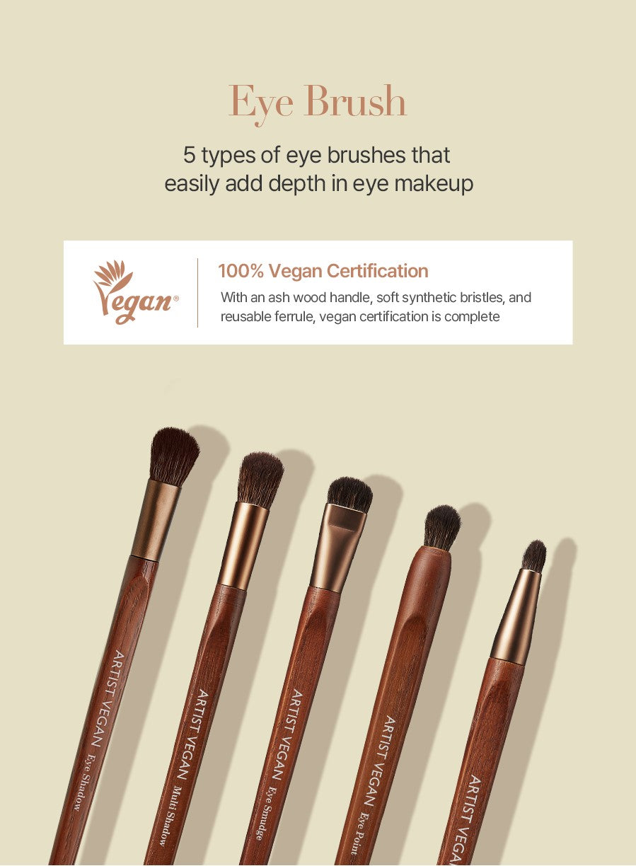 Too Cool For School - 5 Types of Vegan Eye Brushes