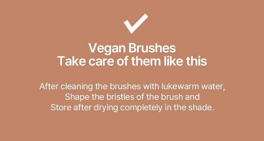 Too Cool For School - How to take care of vegan brushes