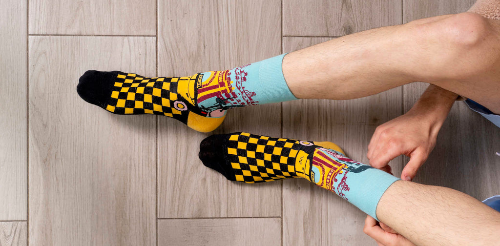Calcetines divertidos para hombre con diseños | Kylie Crazy – Etiquetado