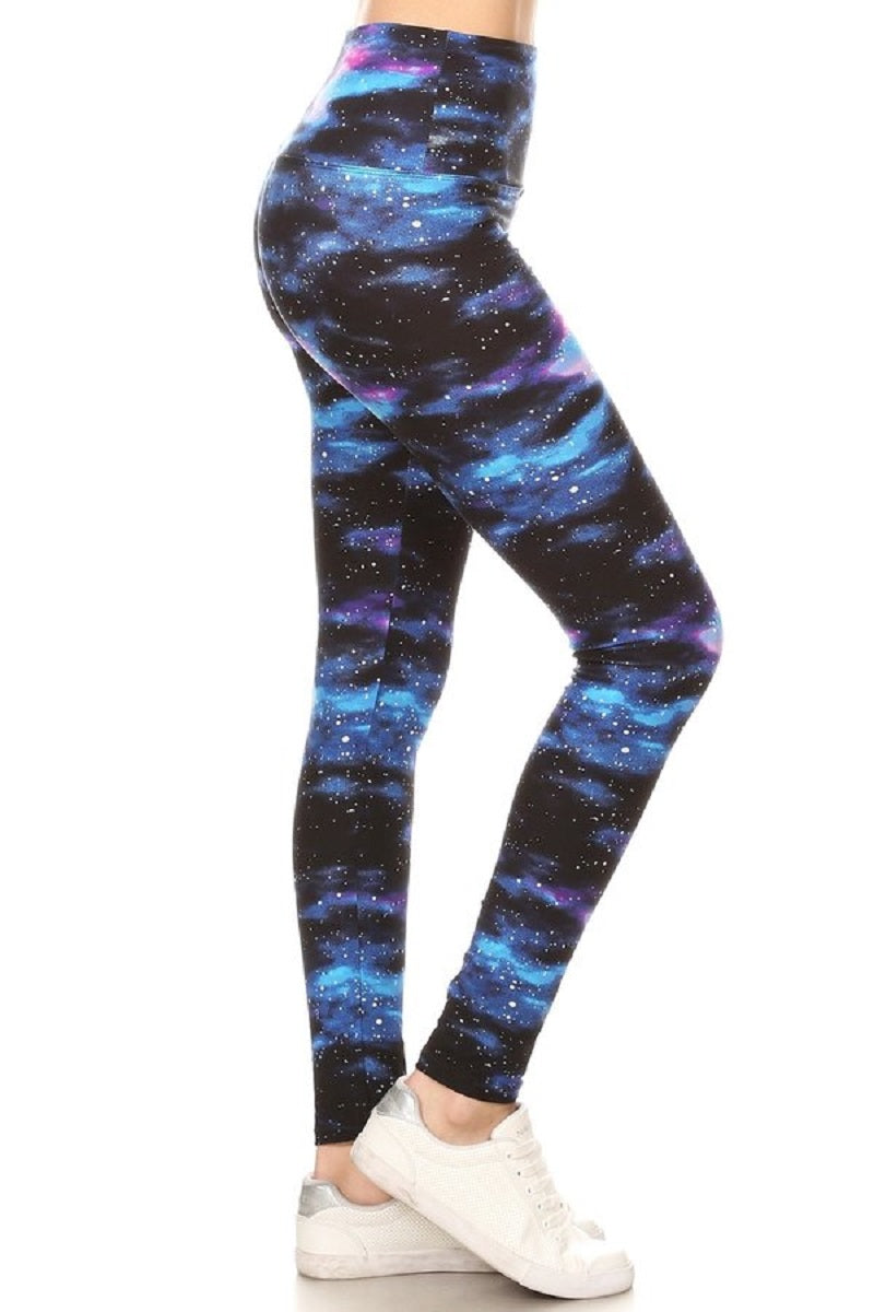 Interstellar Men's Leggings | Galaxy Print | Kapow Meggings