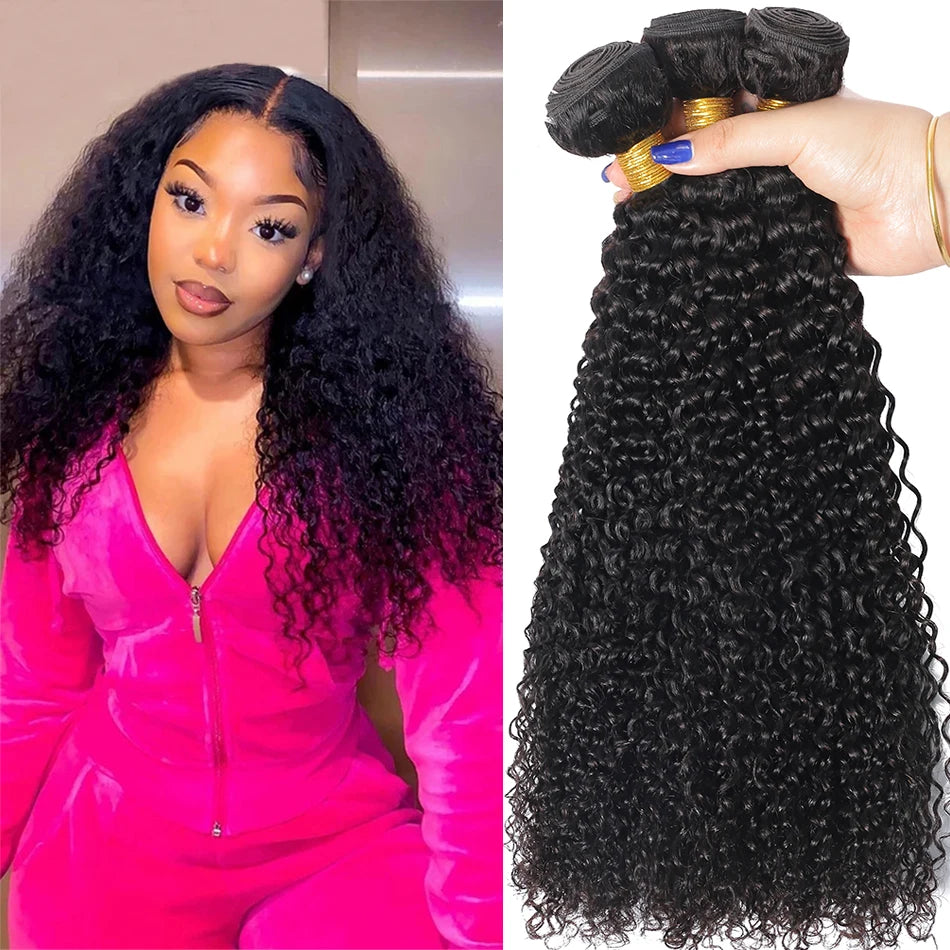Indian Afro Kinky Curly Bundles
