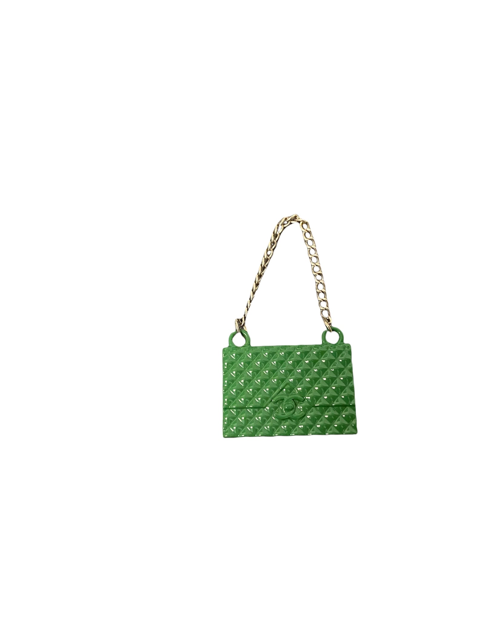 chanel purse green