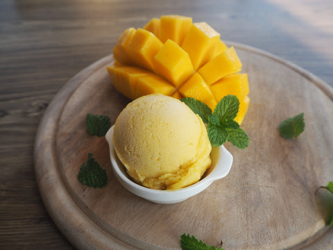 Mango flavoring recipes: Mango ice cream