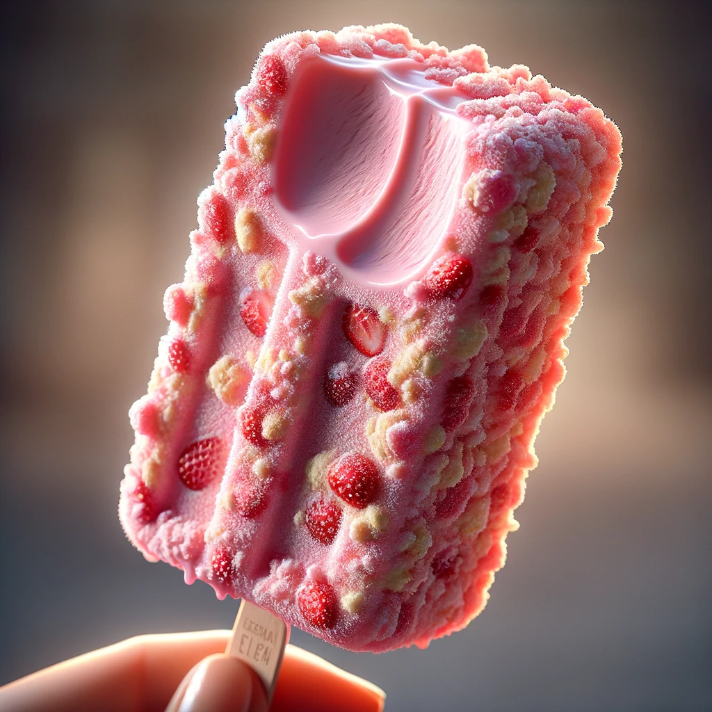 Strawberry Shortcake Ice Cream Bars