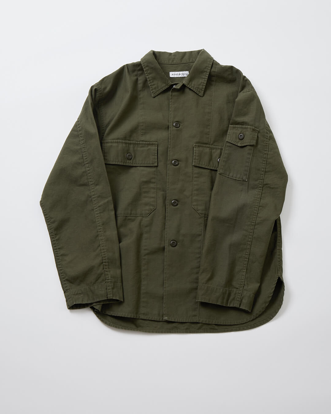 のため my weakness︎タグ付未使用！Jungle Fatigue Shirt でデイリー