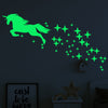Glow In The Dark Unicorn Wall Stickers Wall Arts - OshunsGarden