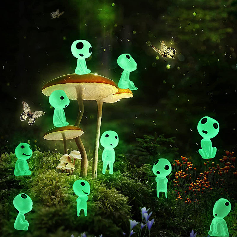 Luminous Tree Spirits Micro Landscape Glowing Miniature Garden - OshunsGarden