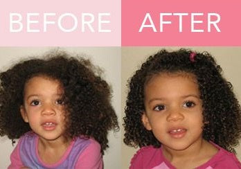 Before and After Picture of Essential Baby Hair Growth Oil Results