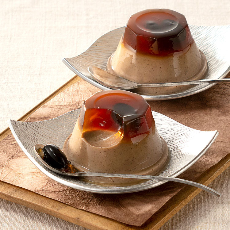 黒豆きなこプリン