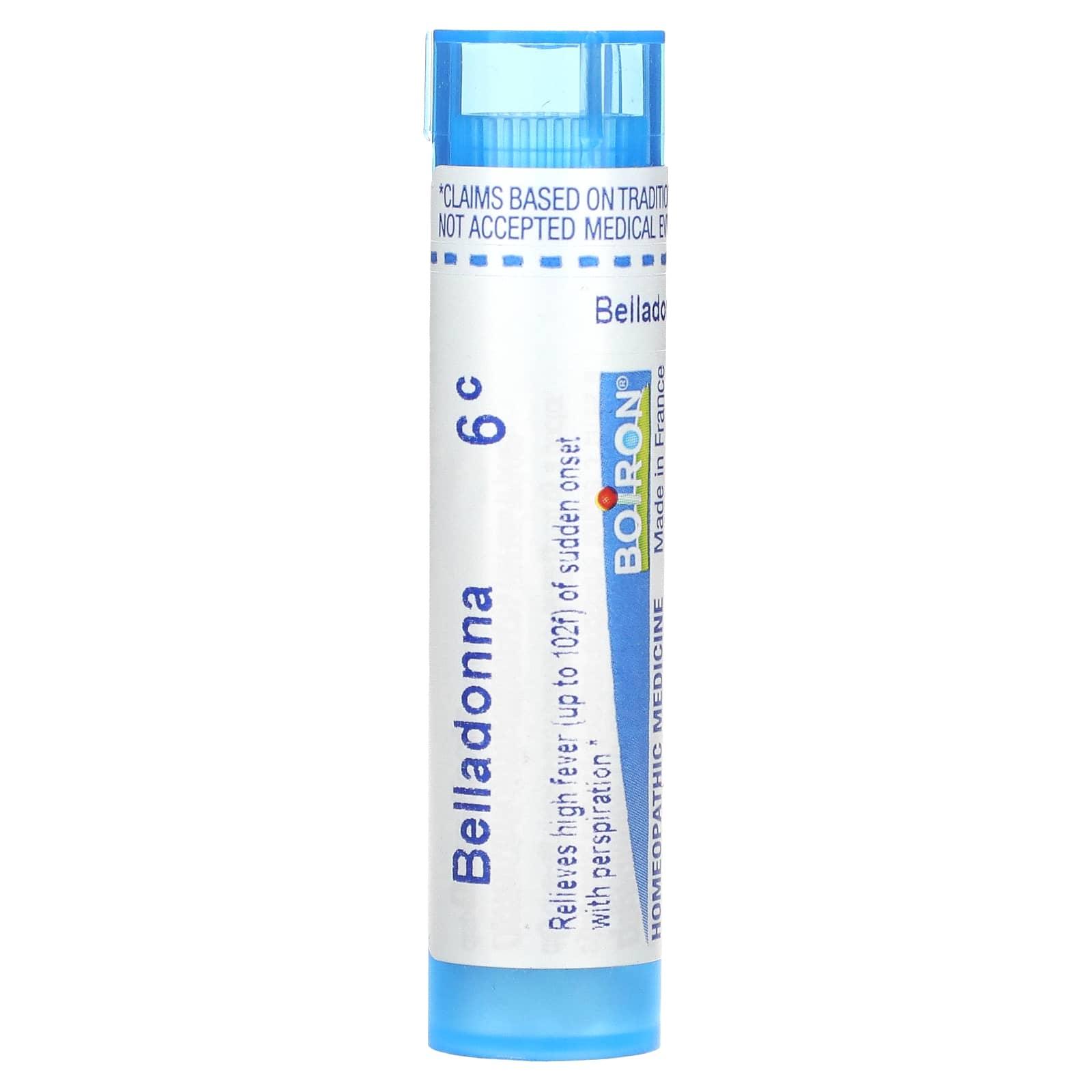 Boiron, Belladonna, 6C, Approx 80 Pellets