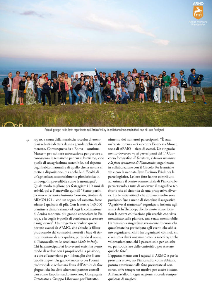 Piancavallo Magazine Arnica