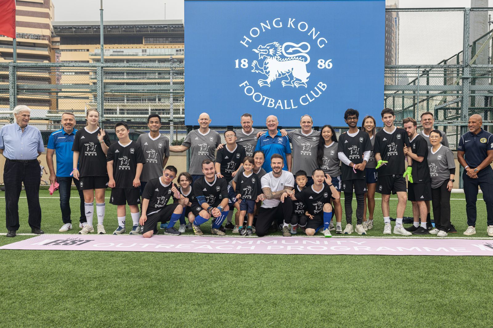 David Beckham visits Hong Kong Football Club