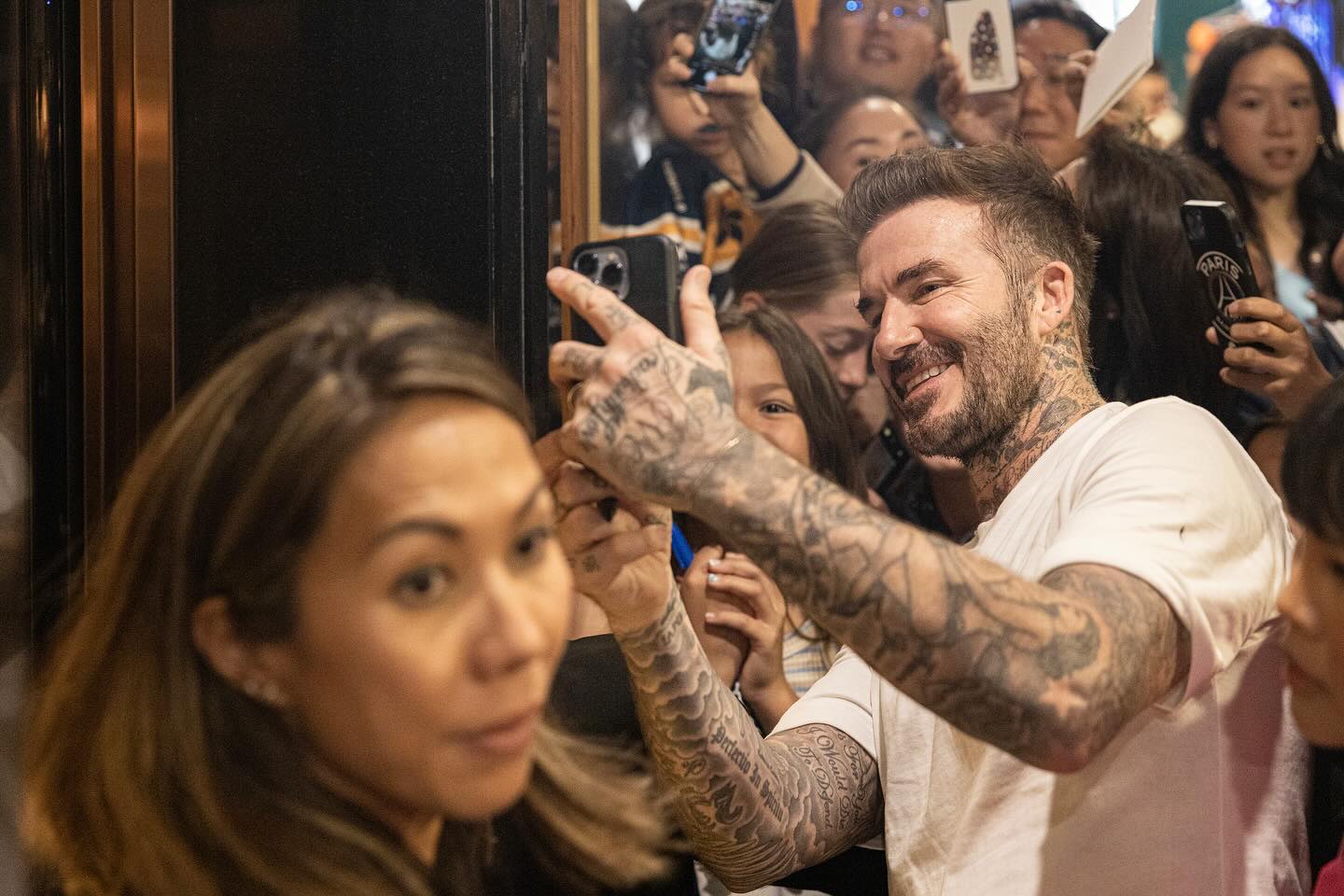 David Beckham visits HKFC