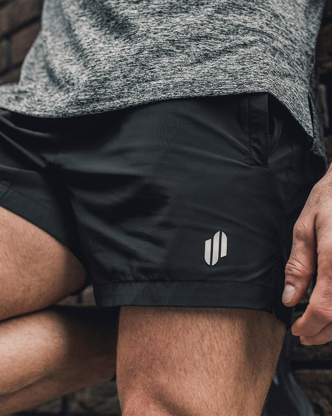 EE:S12 - Nylon Shorts - Black