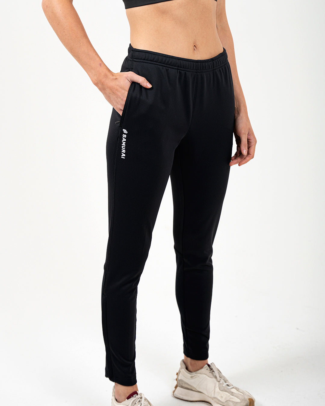 U:0203 - Women's Tapered Training Pant - Black