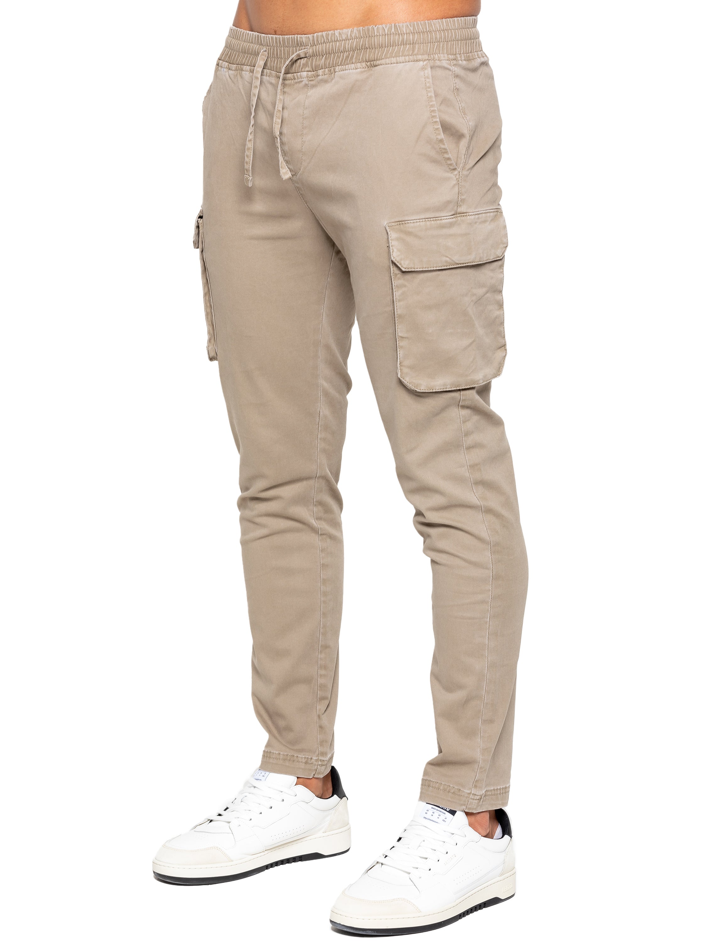 Enzo | Mens Cargo Trousers